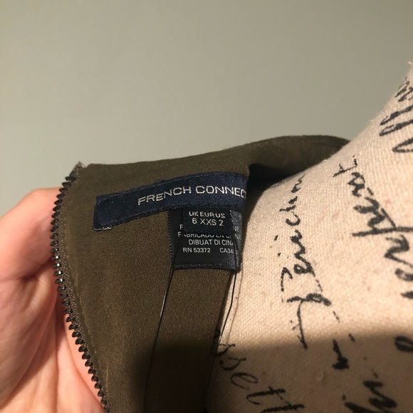 ❣️ FINAL SALE 🤍 NWT French Connection “Suedette” faux suede dress - Picture 7 of 9